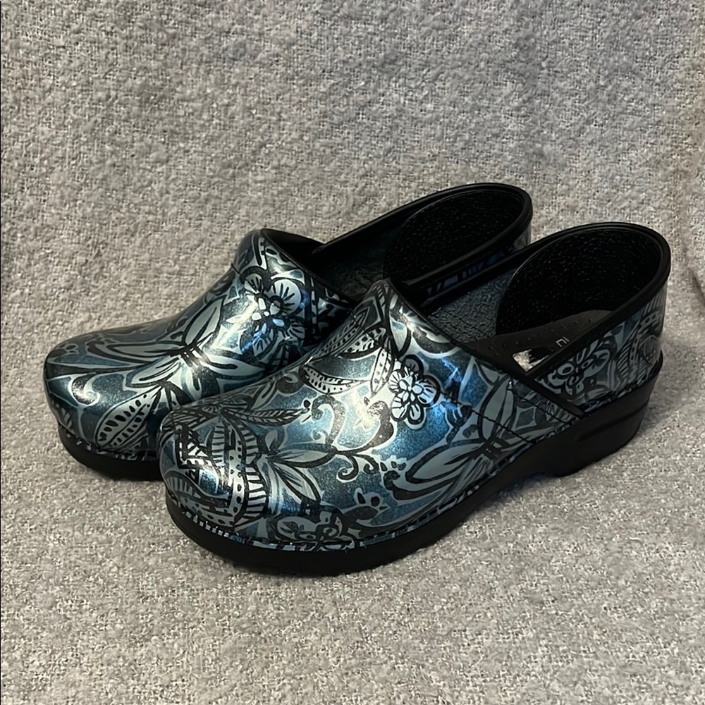 Floral Patterned Dansko Clogs